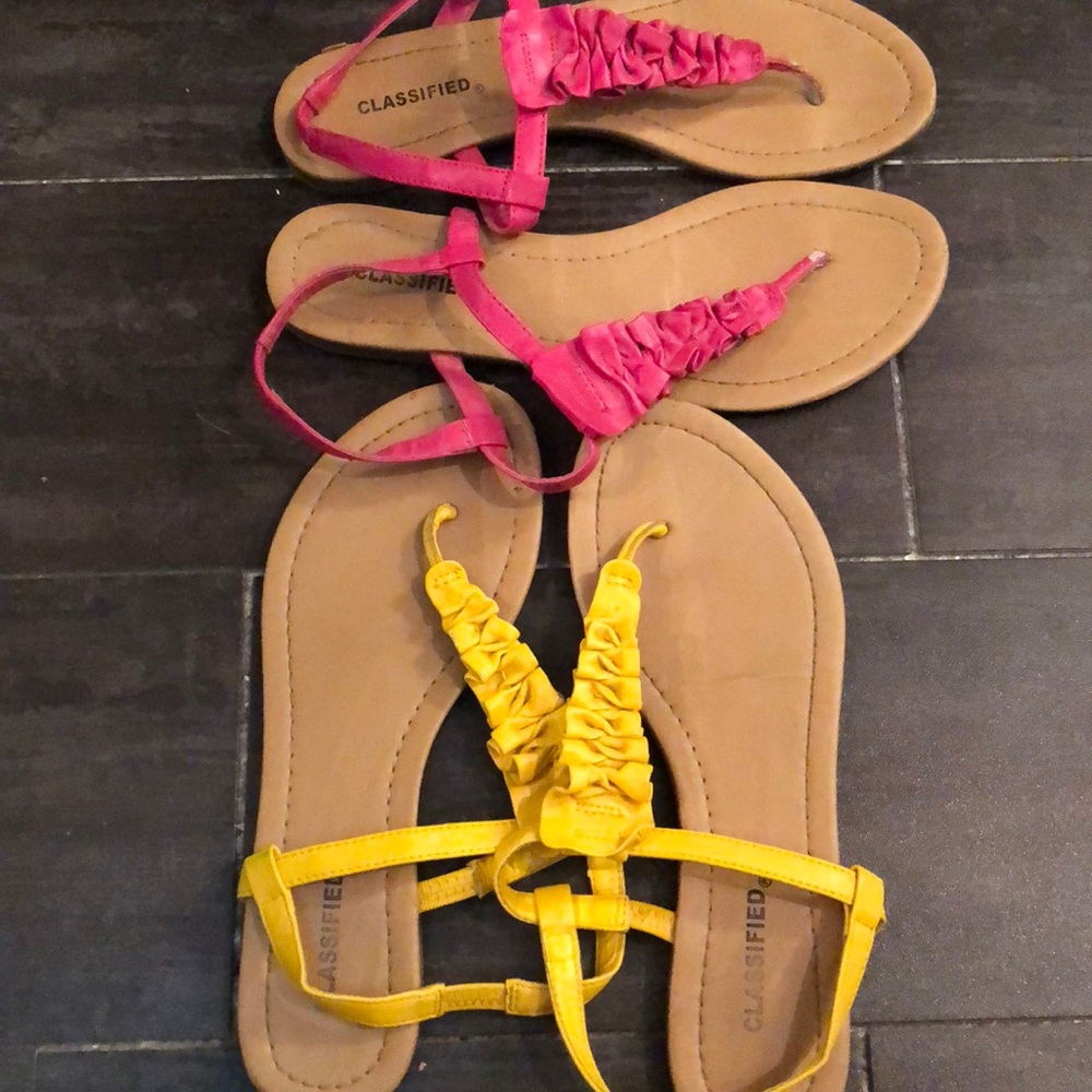 Ruffle Sandal Bundle - image 1